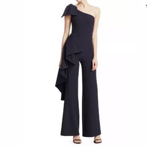Safiyaa Linneara Asymmetrical Ruffle Jumpsuit Size 2